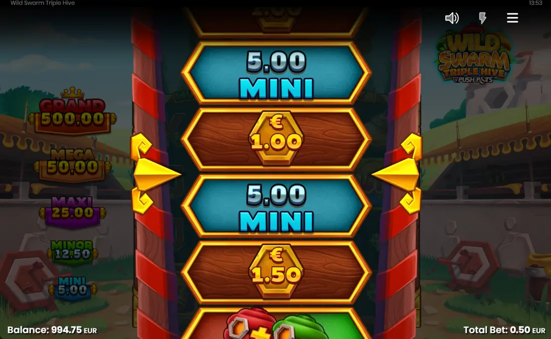 Wild Swarm Triple Hive Tombola Wheel